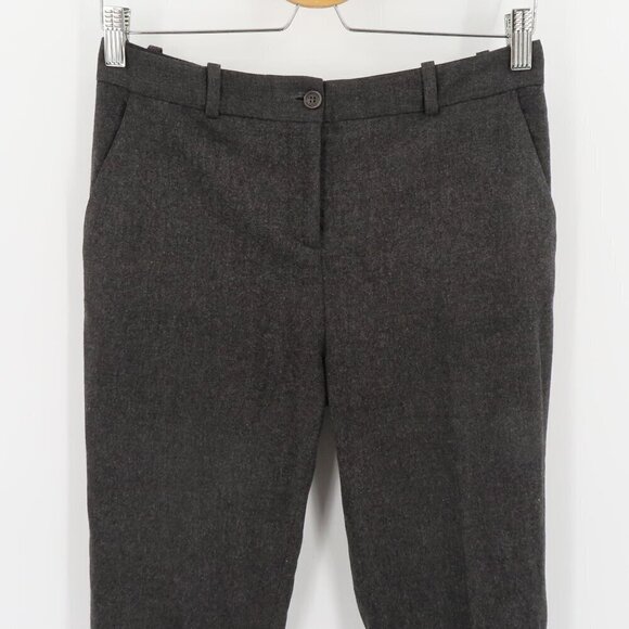 Michael Kors Collection Womens 4 Gray Dress Pants Wool Blend Has Pockets Italy - Picture 2 of 12